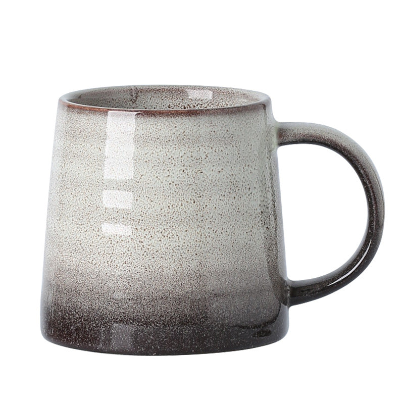 Kreative Retro-Tasse aus Keramik – schlichte Tasse für Frühstück, Milch, Haferbrei, Wasser oder Tee
