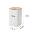 Kombinations-Set für Tee, Kaffee und Zucker – Weißblechdosen zur Aufbewahrung von Tee, Kaffee, Süßigkeiten, Teebeuteln oder Kapseln