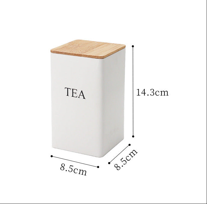 Kombinations-Set für Tee, Kaffee und Zucker – Weißblechdosen zur Aufbewahrung von Tee, Kaffee, Süßigkeiten, Teebeuteln oder Kapseln
