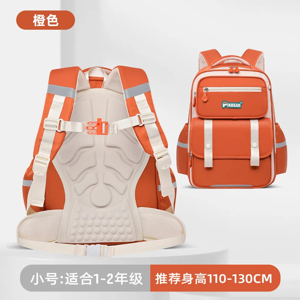 Kinderrucksack, Schulrucksack für Mädchen und Jungen, orthopädischer Schulrucksack, wasserdicht, Grundschulrucksack, Büchertasche, Mochila Infanti