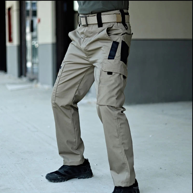 Arbeitshose für Herren – wasserdichte Outdoor-Cargohose mit vielen Taschen für Frühling & Herbst – Arbeits- und Wanderhose