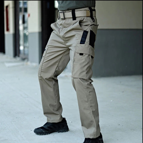 Arbeitshose für Herren – wasserdichte Outdoor-Cargohose mit vielen Taschen für Frühling & Herbst – Arbeits- und Wanderhose