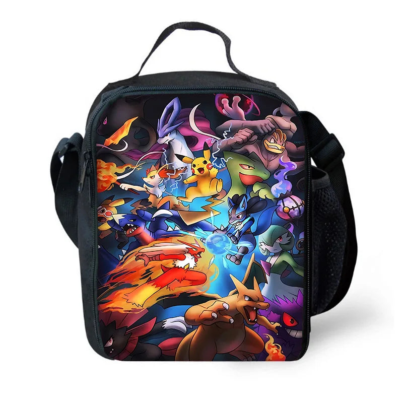 Niedlicher Potdemiel-Cartoon-Schulrucksack (Ball-Motiv) für Kinder – inklusive Lunchtasche und Federmäppchen – für Jungen und Mädchen – das perfekte Geschenk