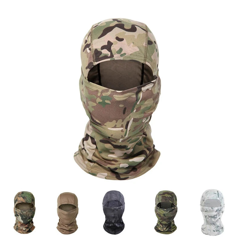 Taktische Camouflage Balaclava – Vollgesichtsmaske für Jagd, Radfahren & Wargame