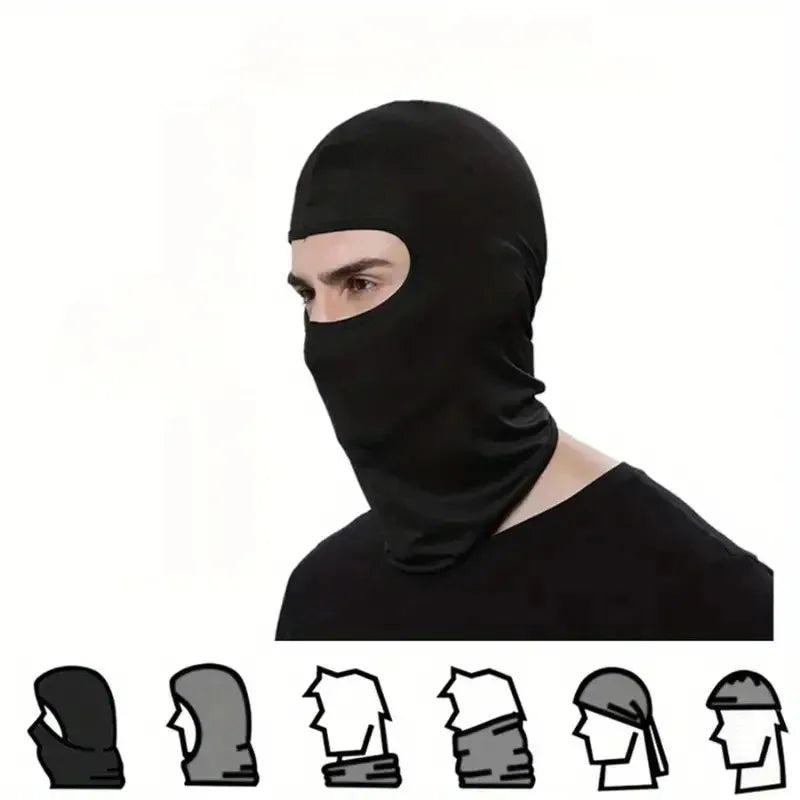 Ice Silk Gesichtsmaske – UV-Schutz, winddicht, für Radfahren, Angeln & Motorrad