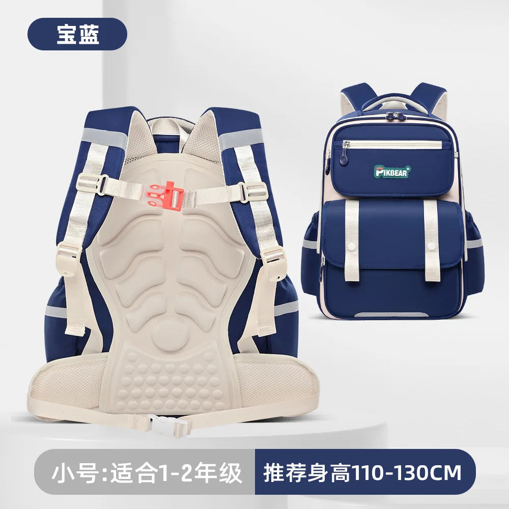 Kinderrucksack, Schulrucksack für Mädchen und Jungen, orthopädischer Schulrucksack, wasserdicht, Grundschulrucksack, Büchertasche, Mochila Infanti