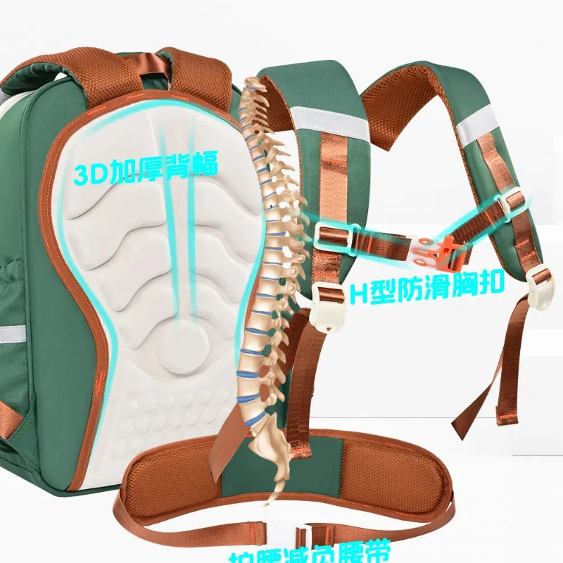 Kinderrucksack, Schulrucksack für Mädchen und Jungen, orthopädischer Schulrucksack, wasserdicht, Grundschulrucksack, Büchertasche, Mochila Infanti