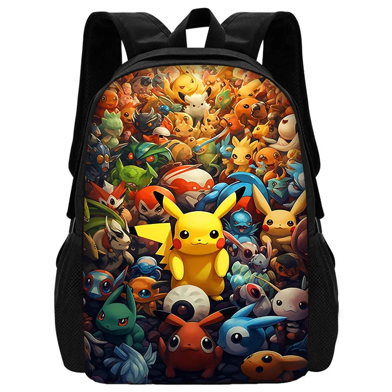 Niedlicher Potdemiel-Cartoon-Schulrucksack (Ball-Motiv) für Kinder – inklusive Lunchtasche und Federmäppchen – für Jungen und Mädchen – das perfekte Geschenk