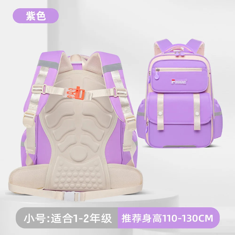 Kinderrucksack, Schulrucksack für Mädchen und Jungen, orthopädischer Schulrucksack, wasserdicht, Grundschulrucksack, Büchertasche, Mochila Infanti