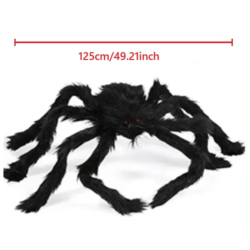Riesige Halloween Spinne – Deko für Innen & Außen, Garten, Veranda & Party