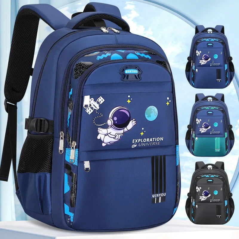 Kinderrucksack / Schulranzen für Jungen – Astronauten-Schulrucksack, wasserdicht, für die Grundschule