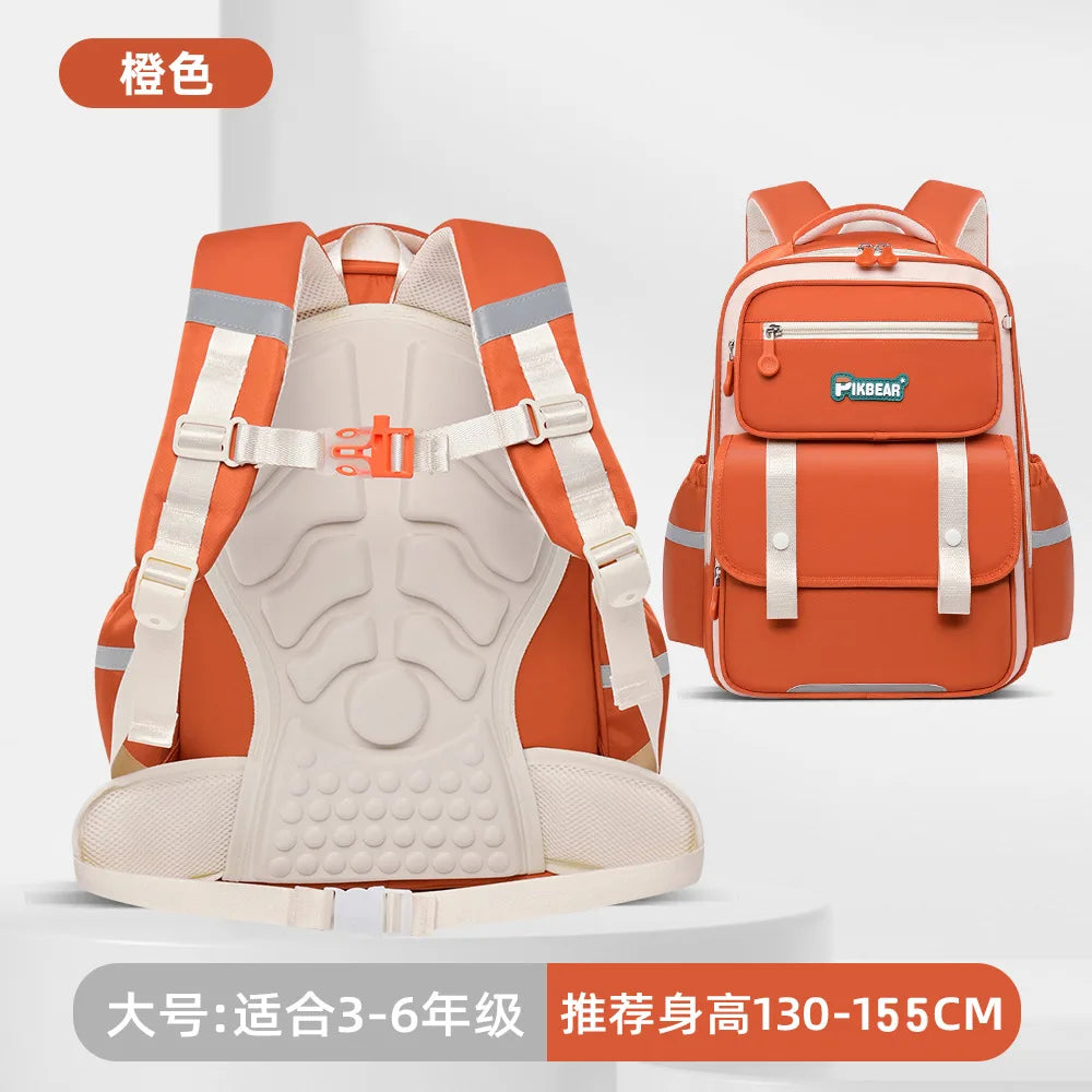 Kinderrucksack, Schulrucksack für Mädchen und Jungen, orthopädischer Schulrucksack, wasserdicht, Grundschulrucksack, Büchertasche, Mochila Infanti