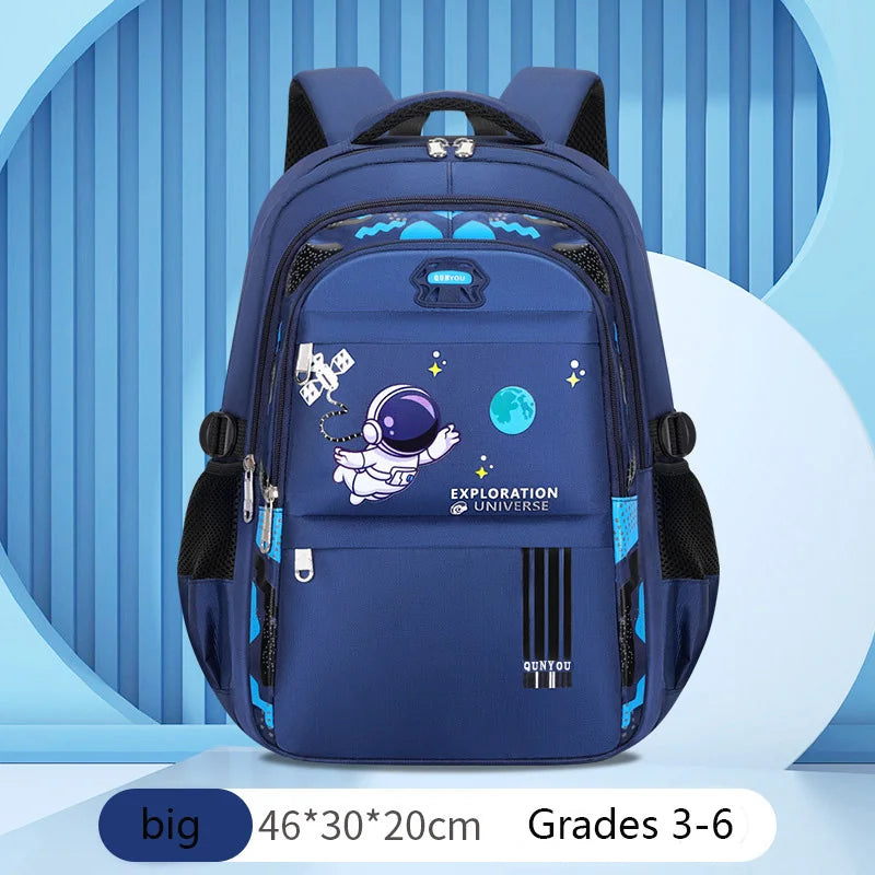 Kinderrucksack / Schulranzen für Jungen – Astronauten-Schulrucksack, wasserdicht, für die Grundschule