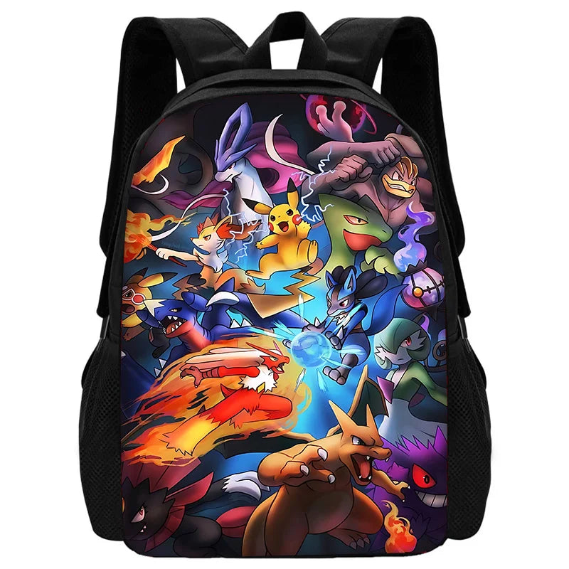 Niedlicher Potdemiel-Cartoon-Schulrucksack (Ball-Motiv) für Kinder – inklusive Lunchtasche und Federmäppchen – für Jungen und Mädchen – das perfekte Geschenk