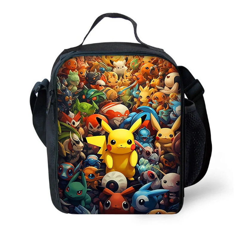 Niedlicher Potdemiel-Cartoon-Schulrucksack (Ball-Motiv) für Kinder – inklusive Lunchtasche und Federmäppchen – für Jungen und Mädchen – das perfekte Geschenk
