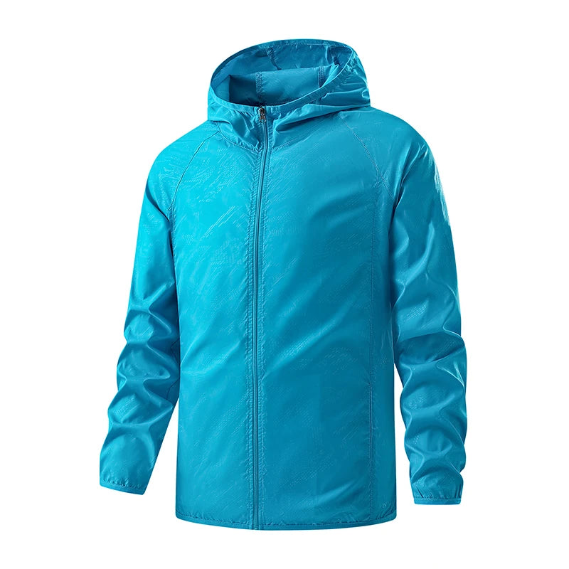 Wasserdichte Wanderjacken für Damen und Herren – Sonnenschutz, Windbreaker, Regenmantel für Camping und Klettern (Unisex, leicht verstaubar)