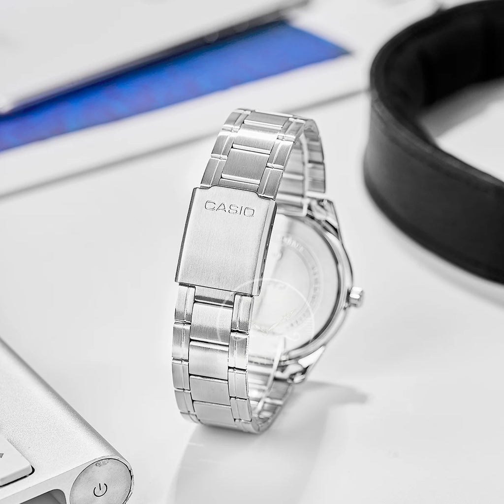 Casio Herrenuhr MTP-V005D-1B4 – Klassische Quarzuhr mit Analoganzeige
