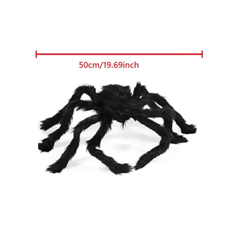 Riesige Halloween Spinne – Deko für Innen & Außen, Garten, Veranda & Party