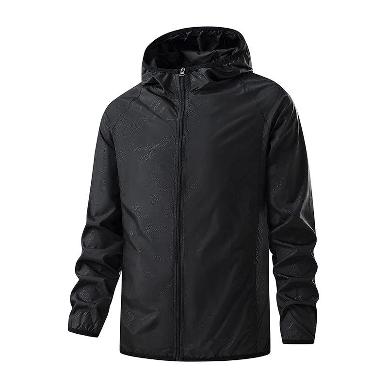Wasserdichte Wanderjacken für Damen und Herren – Sonnenschutz, Windbreaker, Regenmantel für Camping und Klettern (Unisex, leicht verstaubar)