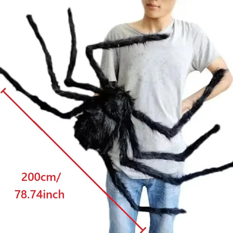 Riesige Halloween Spinne – Deko für Innen & Außen, Garten, Veranda & Party