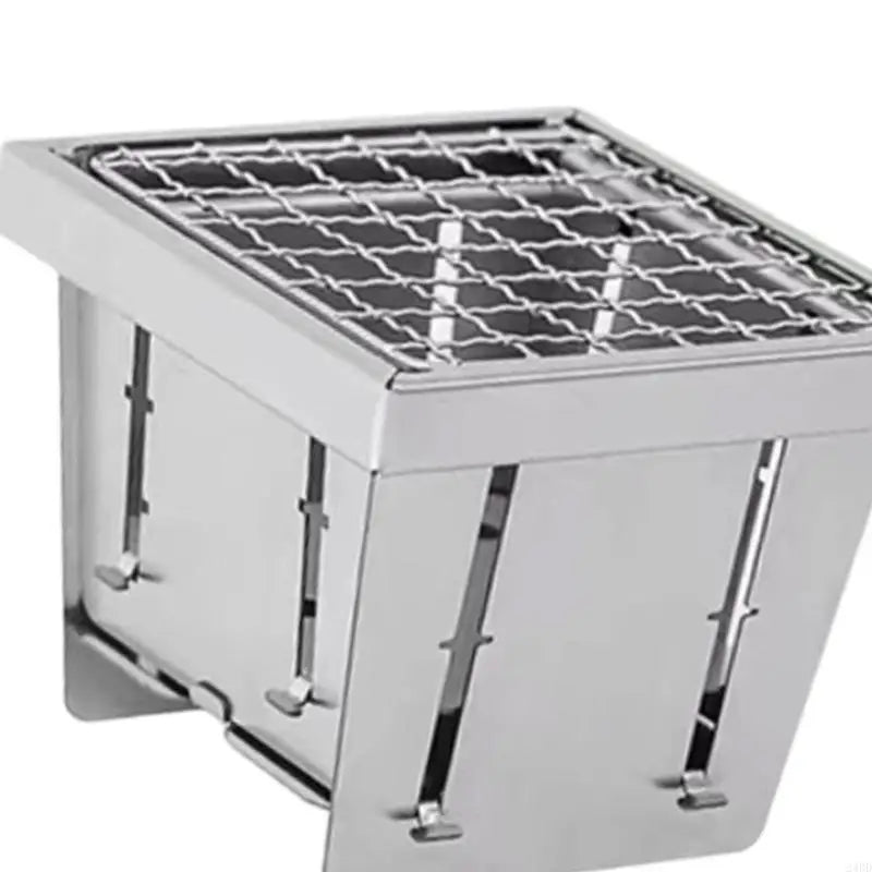 Teleskopierbare Holzkohlegrills aus Edelstahl – Faltbare Grills für Outdoor-Kochen, Reisen, Picknicks, Strand und Camping