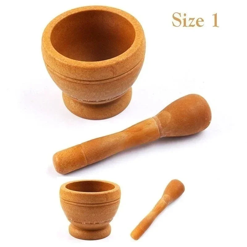 Mörser & Stößel Set aus Kunstharz – Knoblauch, Kräuter & Gewürze mahlen