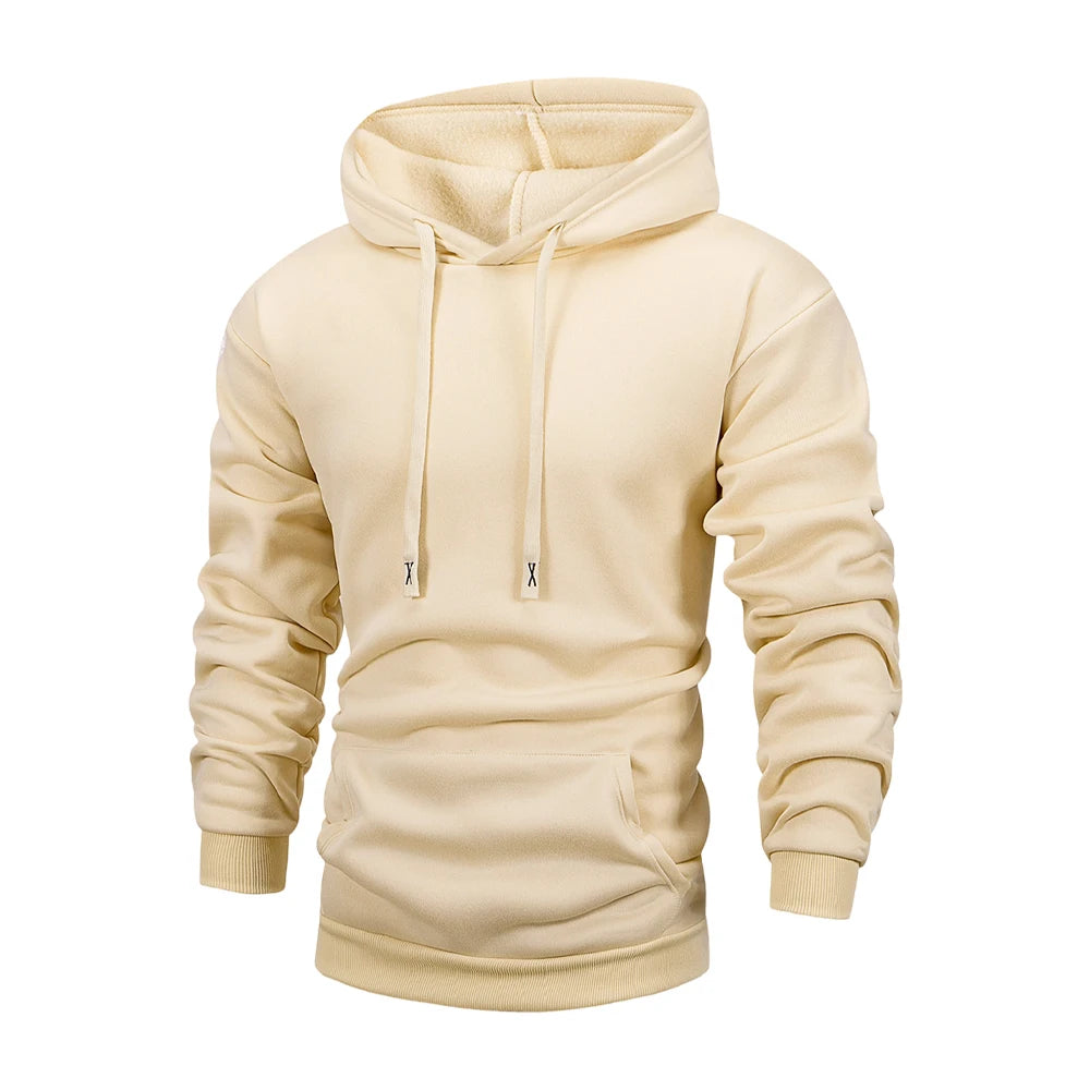 Herren Fleece Pullover Hoodie Unisex Herbst Winter Kapuzenpullover Oberbekleidung Mode Casual Hoodie für Männer Kleidung Mantel