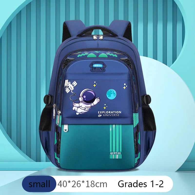 Kinderrucksack / Schulranzen für Jungen – Astronauten-Schulrucksack, wasserdicht, für die Grundschule