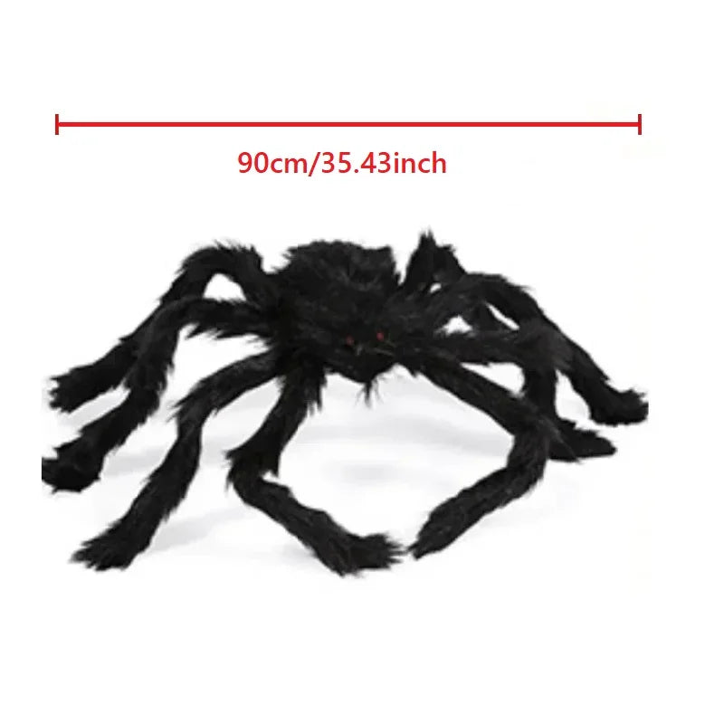 Riesige Halloween Spinne – Deko für Innen & Außen, Garten, Veranda & Party