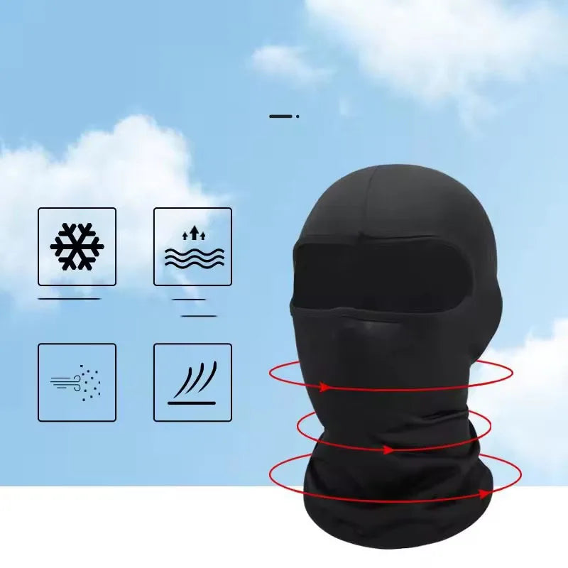 Ice Silk Gesichtsmaske – UV-Schutz, winddicht, für Radfahren, Angeln & Motorrad