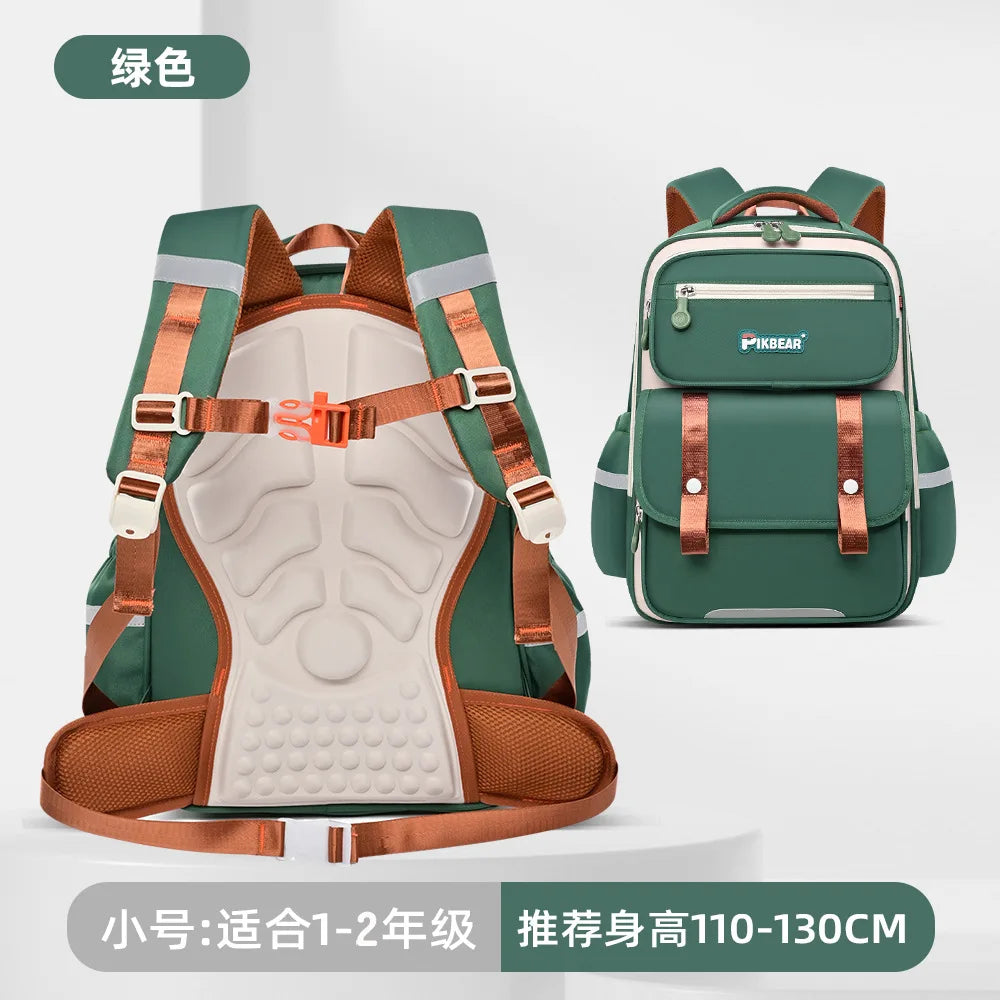 Kinderrucksack, Schulrucksack für Mädchen und Jungen, orthopädischer Schulrucksack, wasserdicht, Grundschulrucksack, Büchertasche, Mochila Infanti