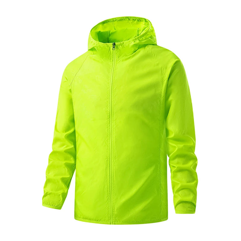 Wasserdichte Wanderjacken für Damen und Herren – Sonnenschutz, Windbreaker, Regenmantel für Camping und Klettern (Unisex, leicht verstaubar)