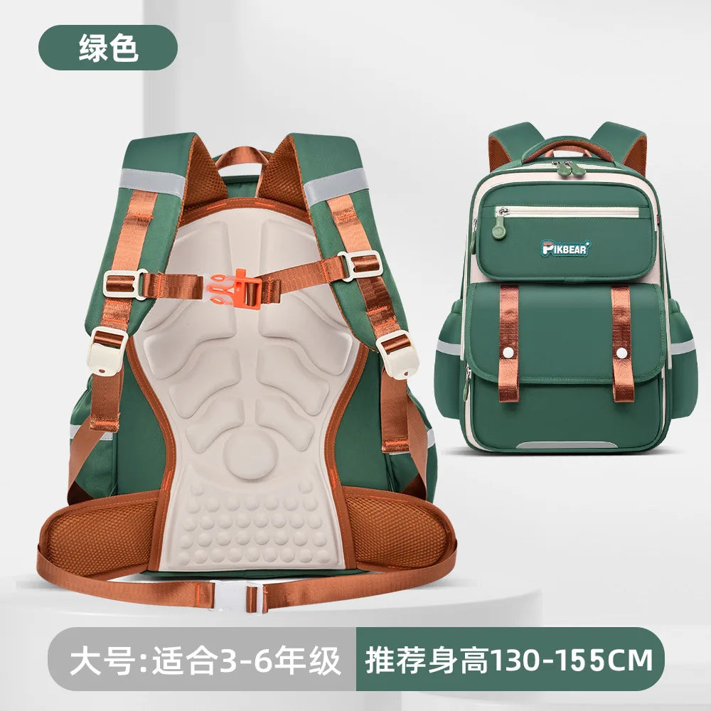 Kinderrucksack, Schulrucksack für Mädchen und Jungen, orthopädischer Schulrucksack, wasserdicht, Grundschulrucksack, Büchertasche, Mochila Infanti