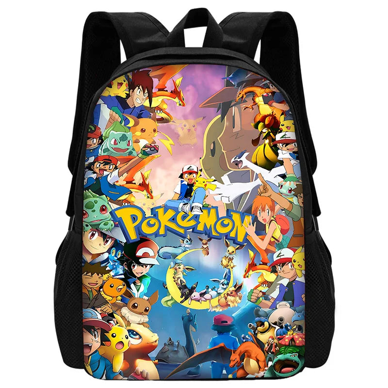 Niedlicher Potdemiel-Cartoon-Schulrucksack (Ball-Motiv) für Kinder – inklusive Lunchtasche und Federmäppchen – für Jungen und Mädchen – das perfekte Geschenk